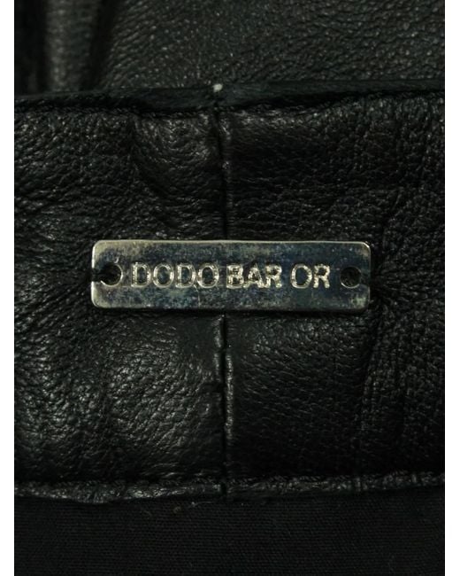 Pantalones de piel Dodo Bar Or de color Black