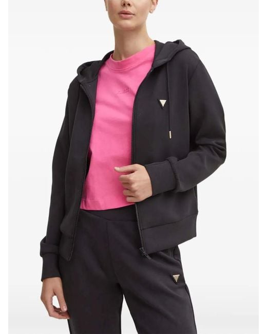 Guess Blue Logo-Plaque Track Pants