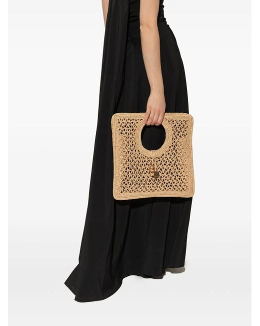 Jacquemus Metallic Small The Spiaggia Square Bag