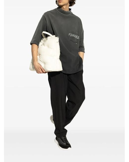 MM6 by Maison Margiela Black Panelled Sneakers for men