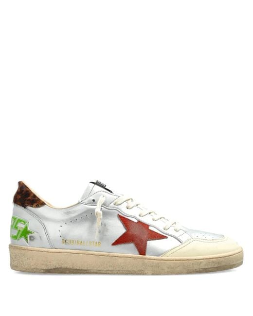 Golden Goose Deluxe Brand Pink Ballstar Sneakers for men