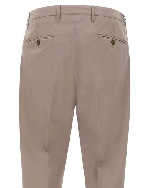 Briglia 1949 Gray Straight-Leg Trousers for men