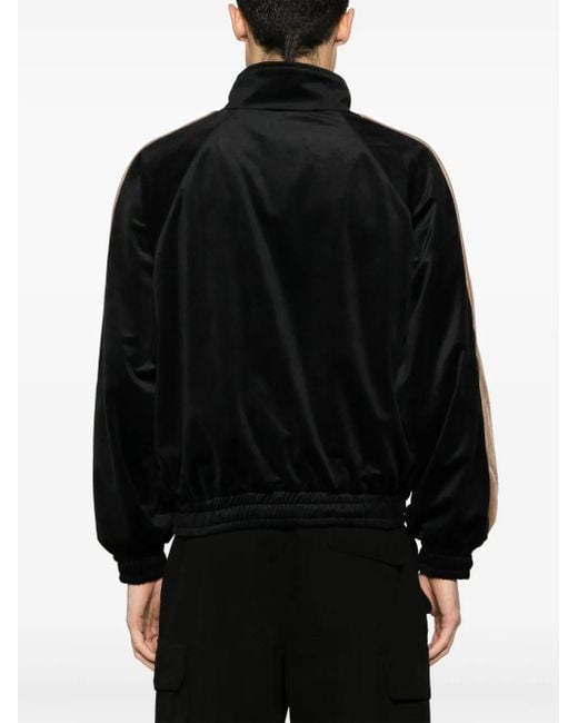 Rhude Black Sky Lounge Velvet Track Jacket for men