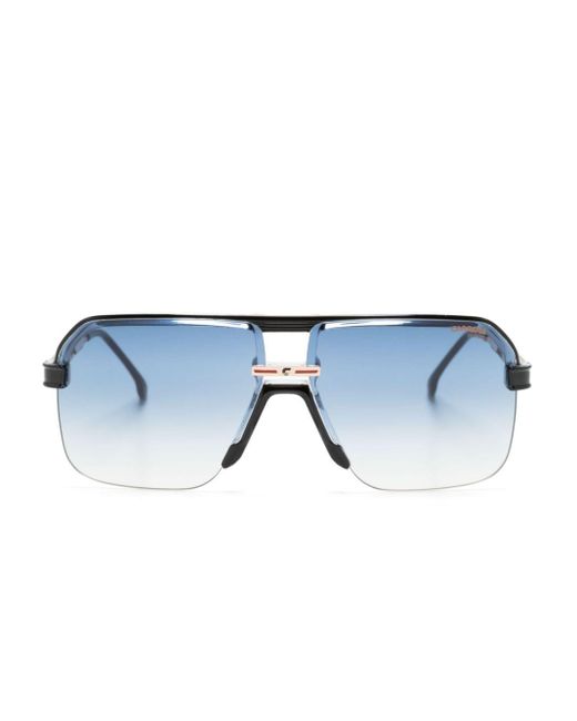 Carrera Blue Navigator-frame Sunglasses for men