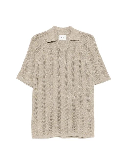 NN07 White Cale Short-Sleeve Polo Shirt for men