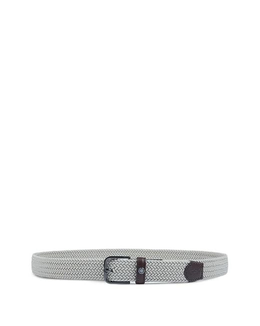 Paul & Shark Gray Woven Belt for men