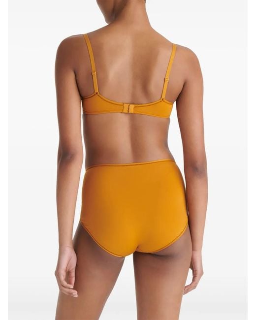 Eres Orange Lydia Soyeuse Wireless Triangle Bra