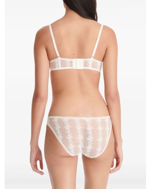 Eres White Cristaux Briefs