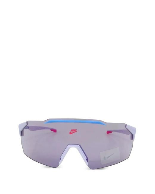 Nike Purple Limitless Shield Mirrored Sunglasses for men