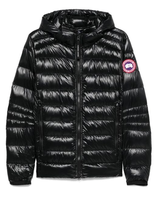 Canada Goose Black Crofton Down Jacket for men