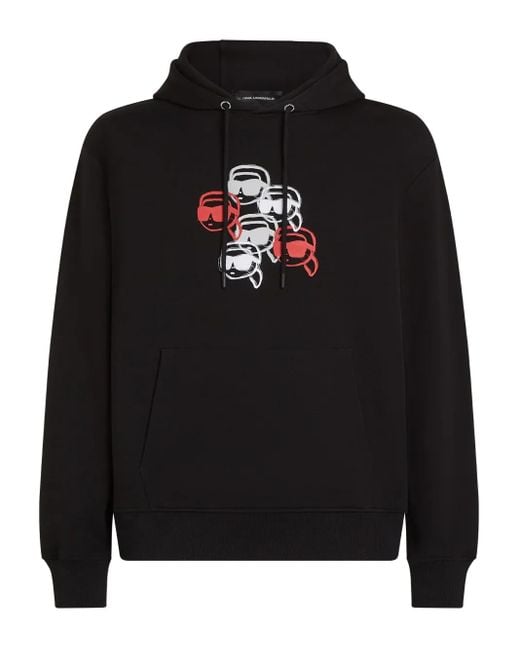 Karl Lagerfeld Ikon Hoodie in Black für Herren