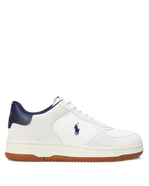 Polo Ralph Lauren White Masters Court Sneakers for men