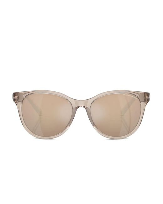 ARMANI EXCHANGE Natural Round-Frame Sunglasses