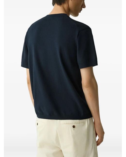 Theory Blue Crew-Neck T-Shirt for men