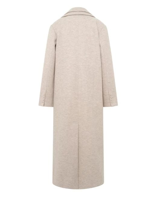 Unreal Fur Natural Malta Herringbone Coat