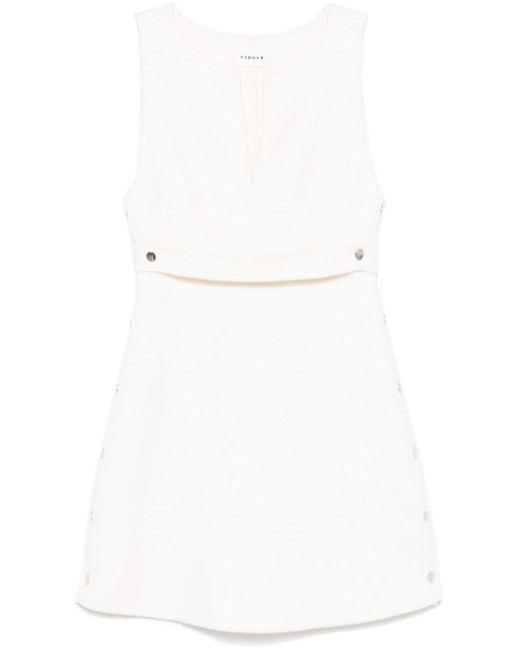 P.A.R.O.S.H. White Wool Mini Dress