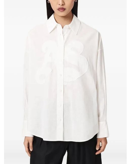 AllSaints White Sparrow Long-Sleeve Shirt