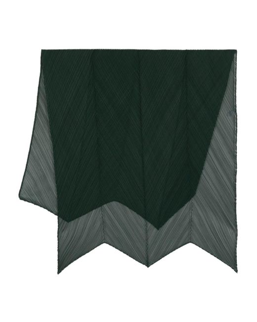 Pleats Please Issey Miyake Green Monthly Scarf March Plissé Scarf