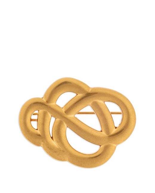 By Malene Birger Metallic Arabesque Brooch