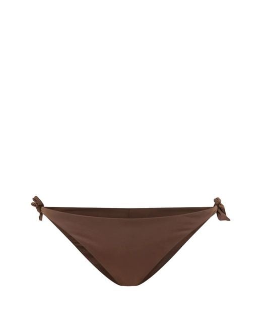 Sundek Brown Musa Side-Tie Bikini Bottoms