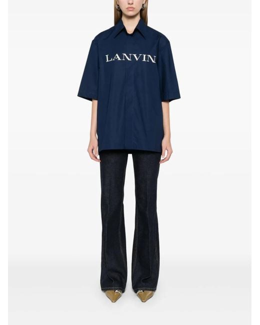 Lanvin Blue Flared Jeans