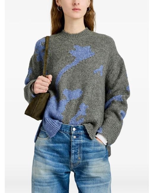 Proenza Schouler Gray Cathy Sweater