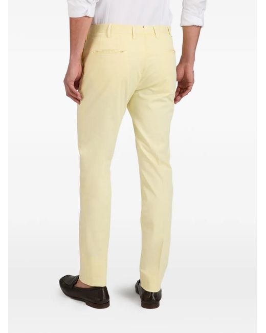 Incotex White Slim-Fit Trousers for men