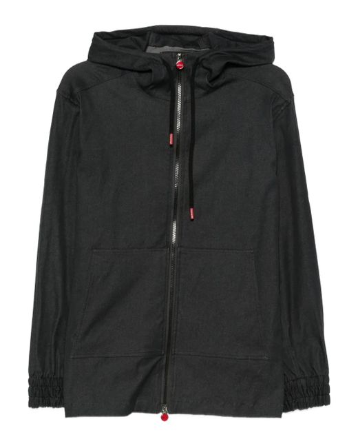 Veste Zippée À Capuche Kiton pour homme en coloris Black