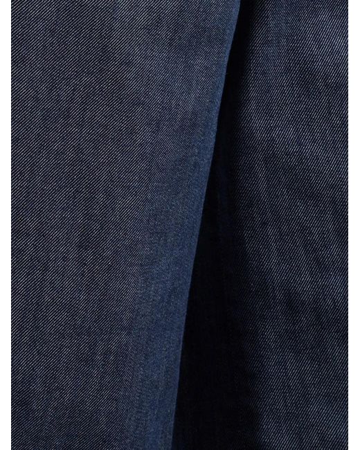 Giorgio Armani Blue Wide-Leg Jeans