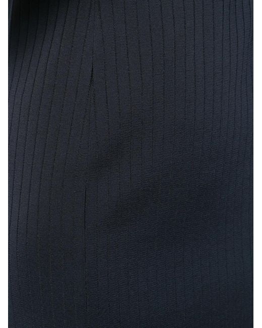 Givenchy Blue Rib Long Dress