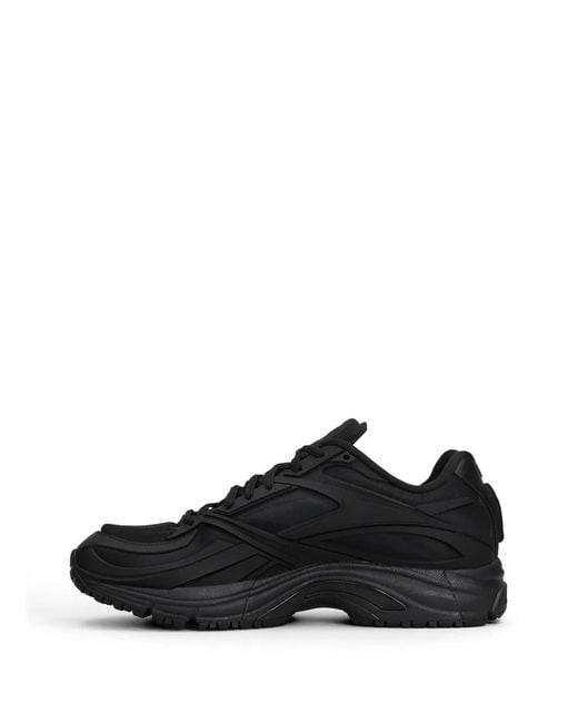 Reebok Black Lace-Up Sneakers for men