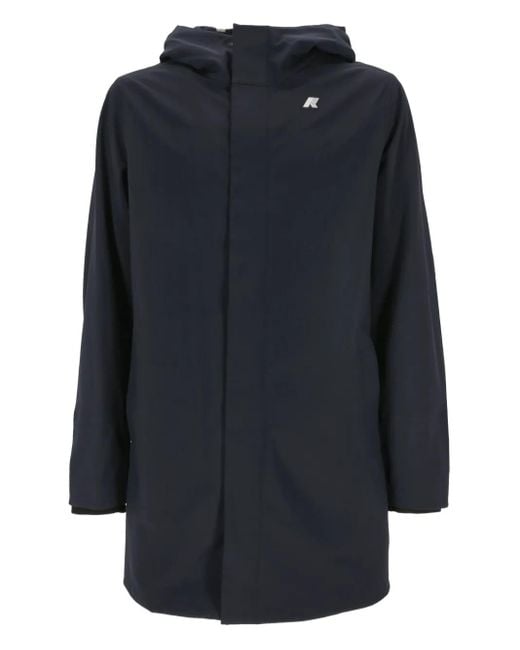 K-Way Blue Hooded Jacket