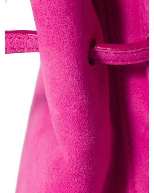 Miu Miu Pink Clutch Aus Wildleder