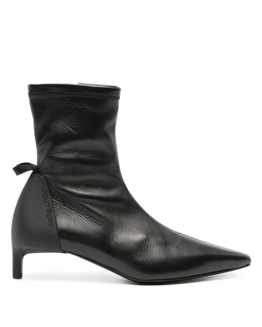 Courreges Black Scuba 45Mm Leather Boots