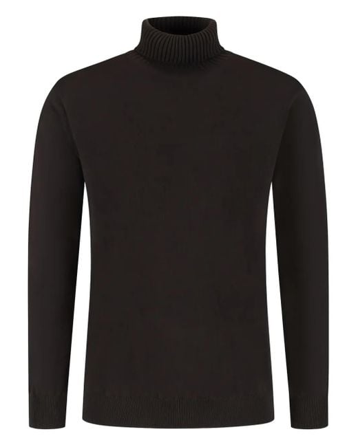 Jersey con cuello alto Doriani de hombre de color Black