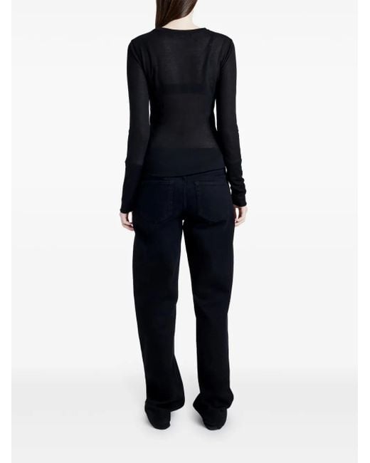 Proenza Schouler Black Kaiya Top