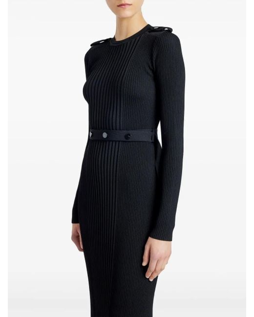 Proenza Schouler Black Lauryn Maxi Dress