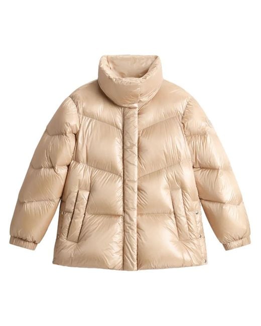 Woolrich Natural Coats & Jackets