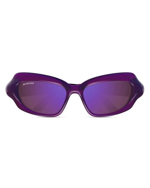 Balenciaga Purple Bossy Sunglasses