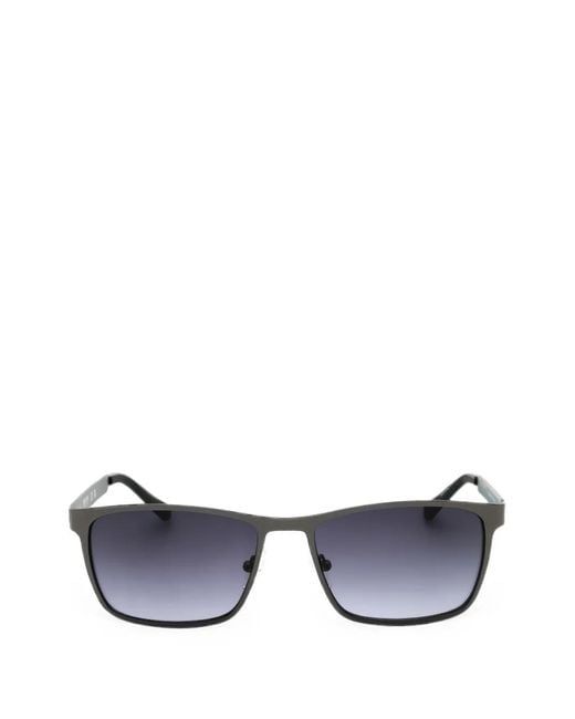 Kenneth Cole Blue Rectangle-Frame Sunglasses for men