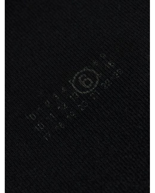 MM6 by Maison Margiela Black Short-Sleeve T-Shirt