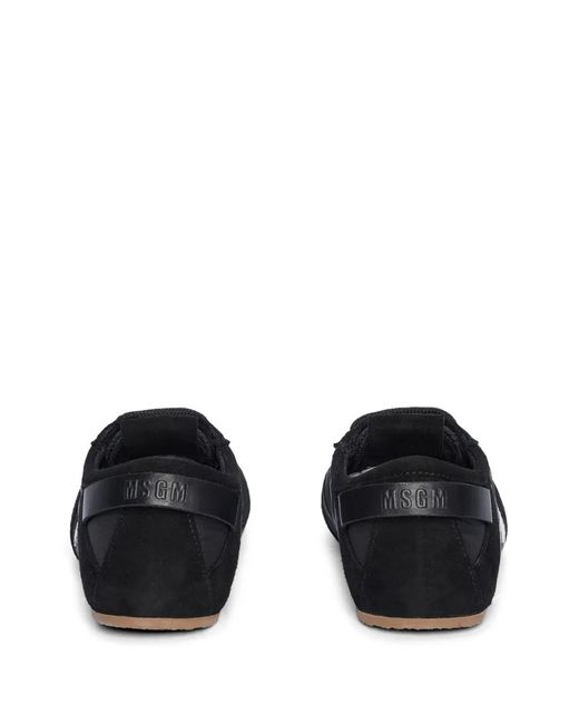 MSGM Black Logo Sneakers