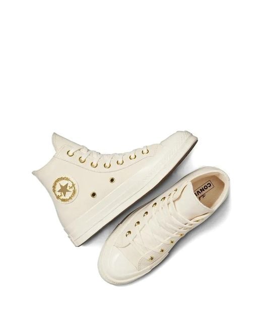 Converse Natural Chuck 70 Logo-Plaque Sneakers