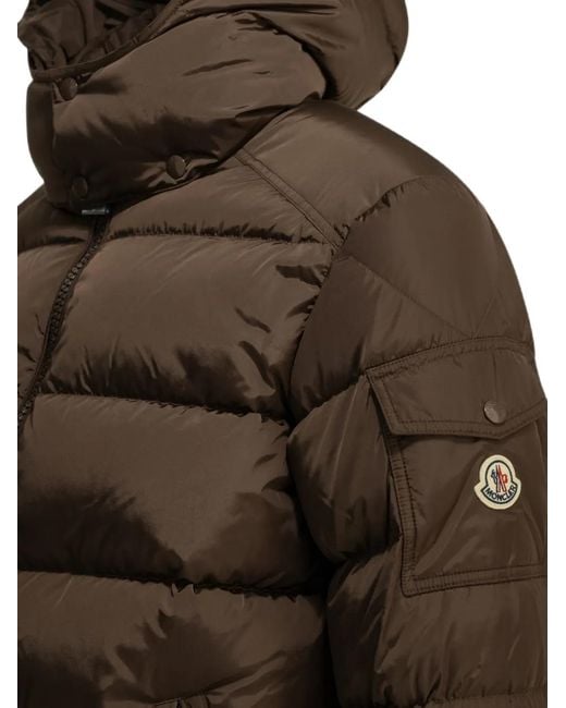 Moncler Brown Maya Quilted Jacket for men
