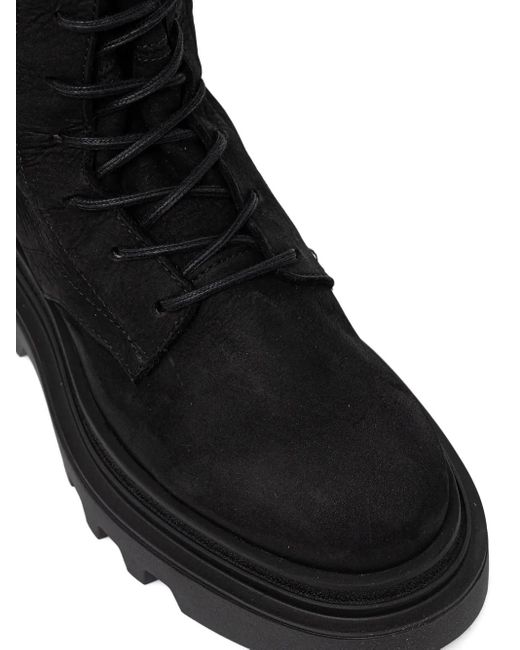 AllSaints Black 55Mm Jay Lace-Up Platform Boots