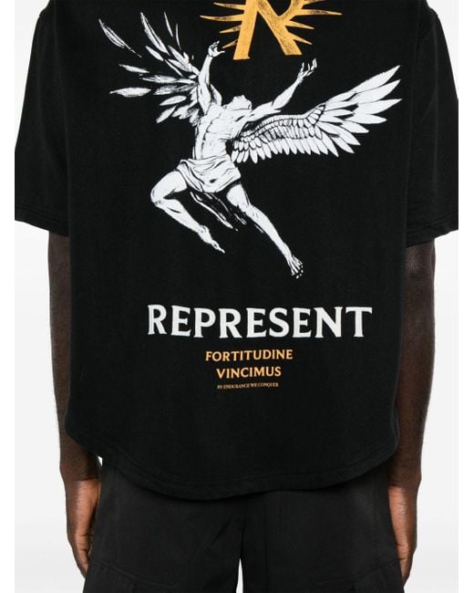 Chemise à imprimé Icarus Represent pour homme en coloris Black