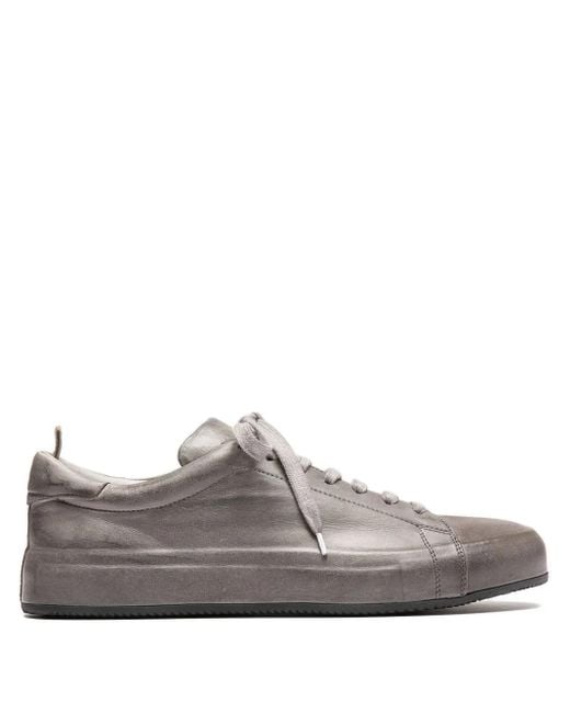 Officine Creative Brown Easy Dd 001 Ignis Suede Sneakers for men