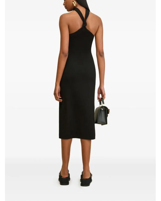 Cult Gaia Black Erika Midi Dress
