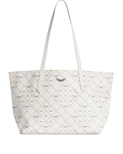 Zadig & Voltaire White Z Tote Bag