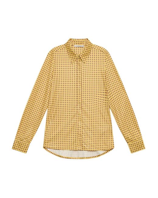Camisa con estampado geométrico Maliparmi de color Yellow